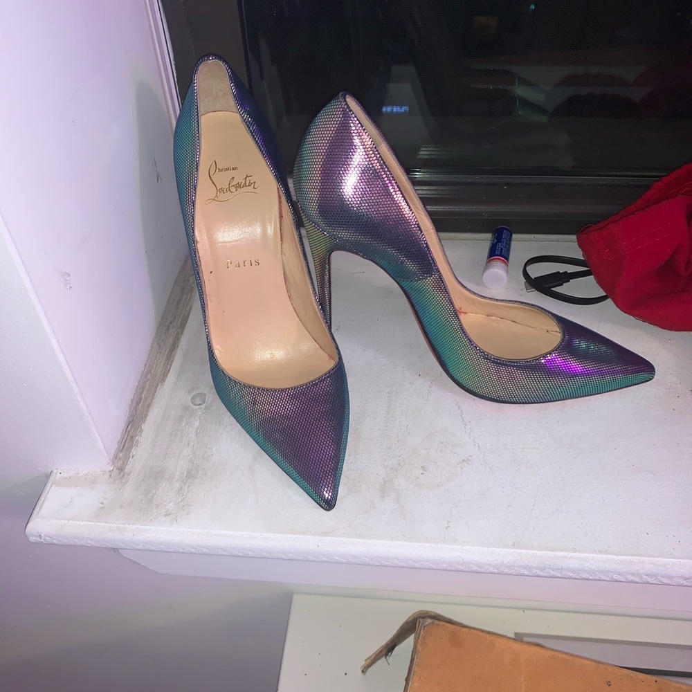 Preown Christian louboutin digitale purple so Kate